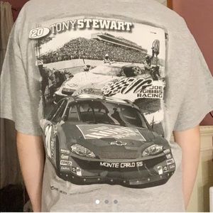 VINTAGE GREY NASCAR TSHIRT!